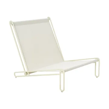Blixt loungestoel - Pearl white-teddy orange - Brafab