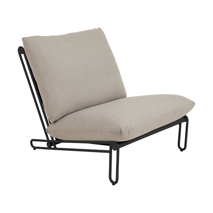 Blixt loungestoel - Zwart-clay beige - Brafab