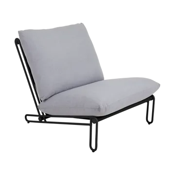 Blixt loungestoel - Zwart-sky grey - Brafab