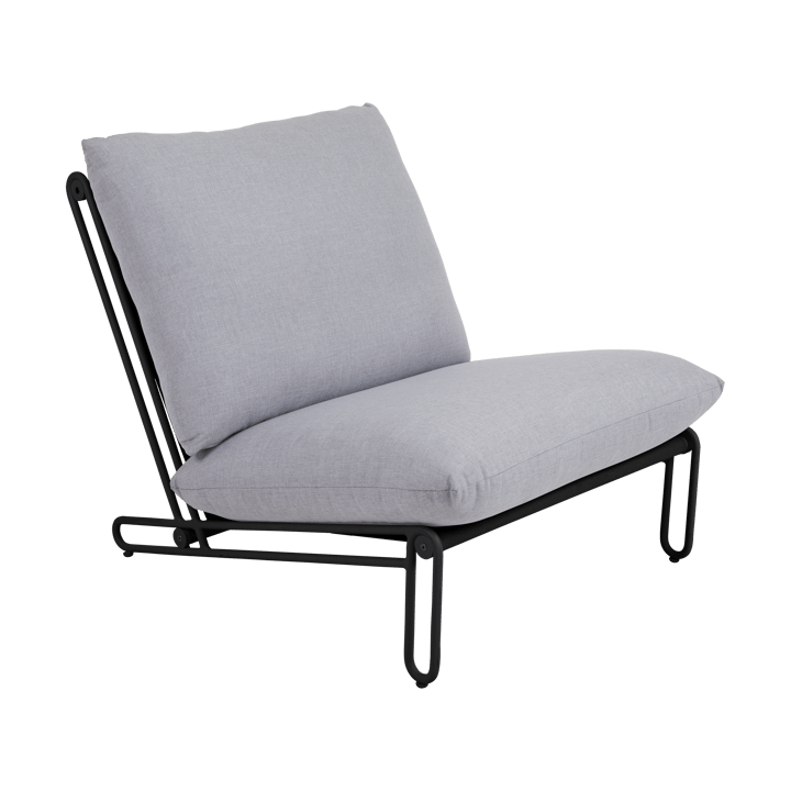 Blixt loungestoel - Zwart-sky grey - Brafab