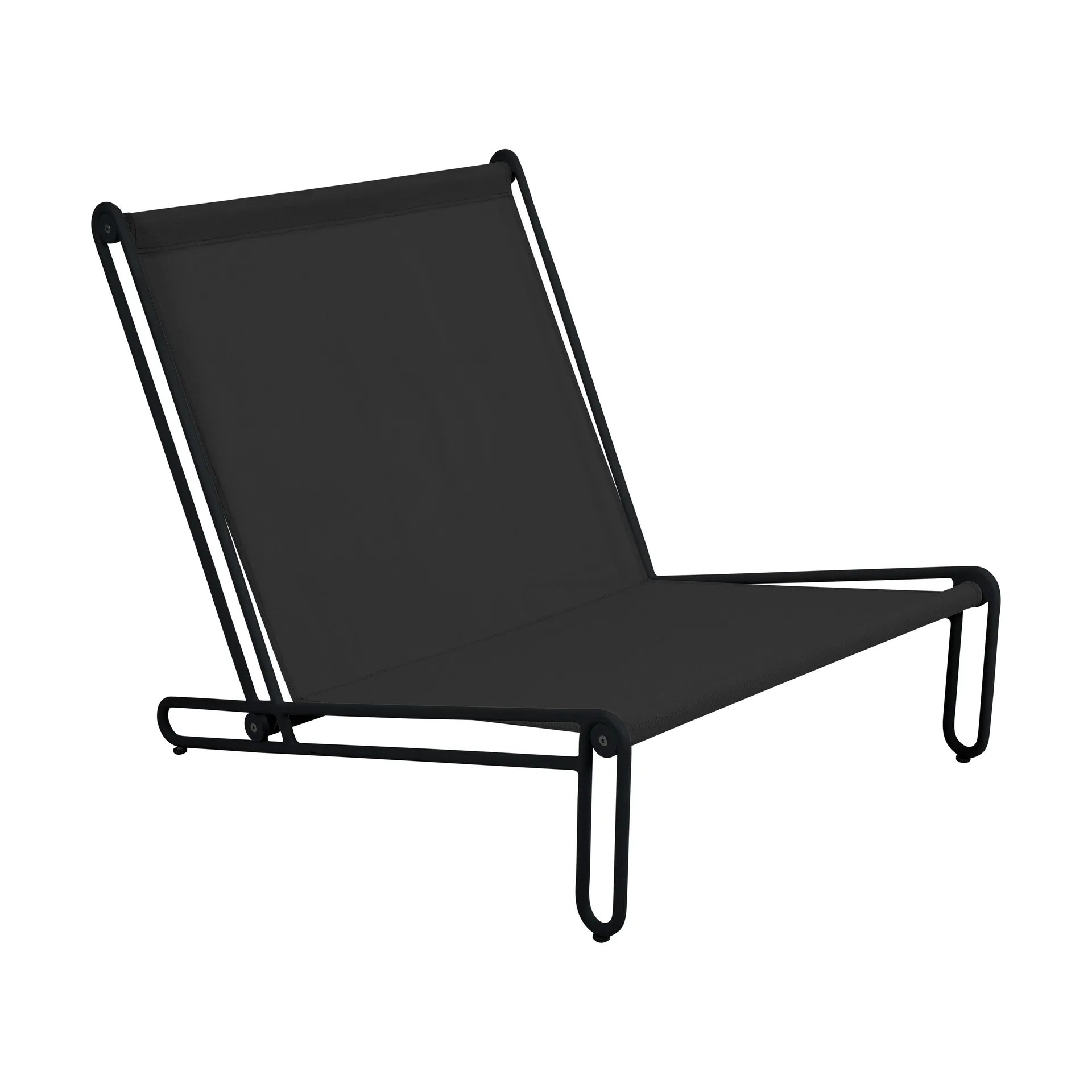 Blixt loungestoel, Zwart-sky grey Brafab