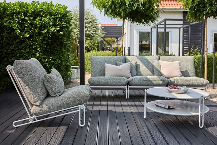 Blixt loungestoel, Zwart-sky grey Brafab