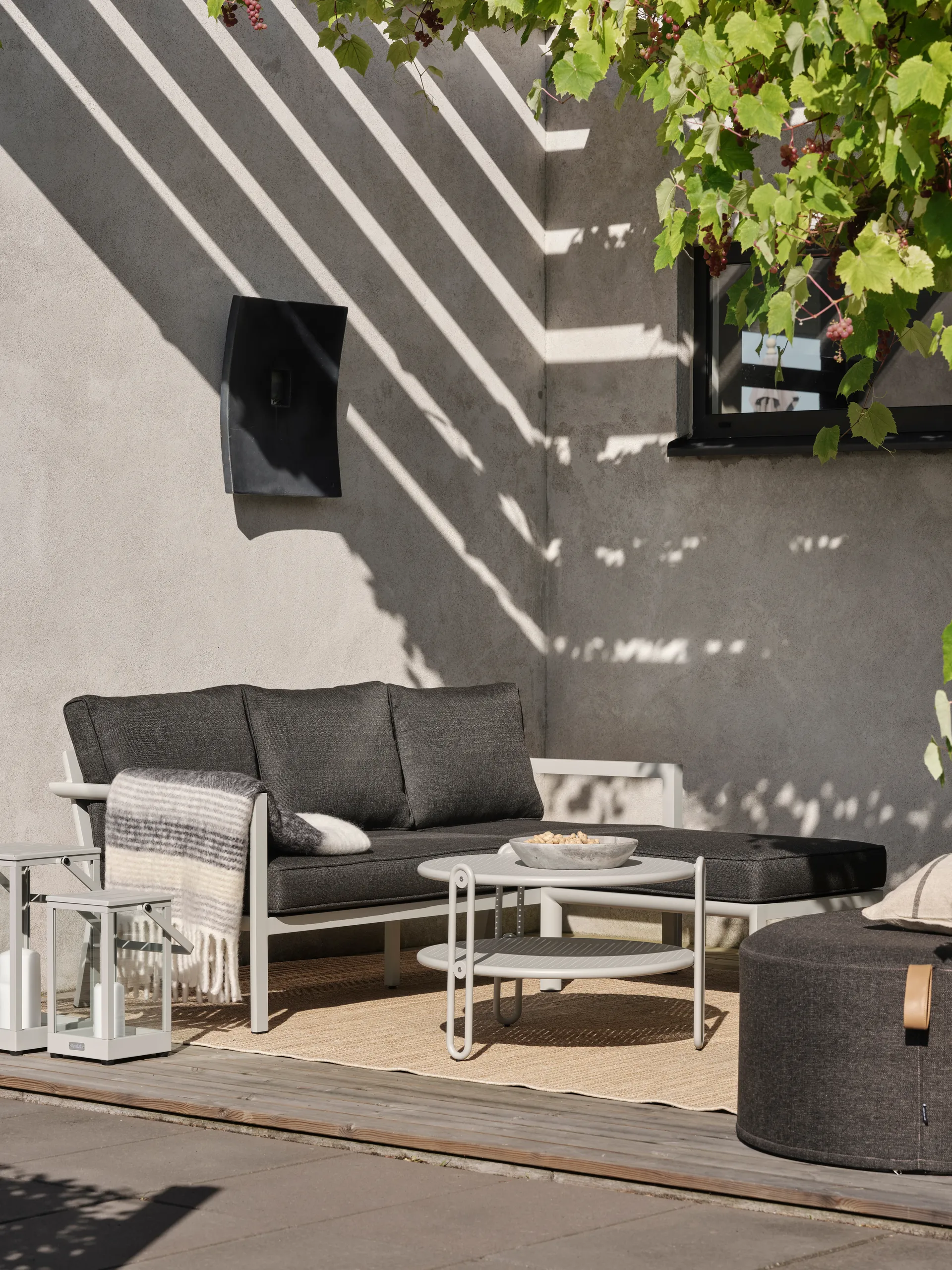 Blixt salontafel, Light grey Ø65 cm Brafab