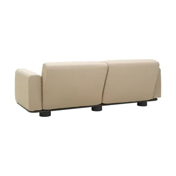 Bolster bank - Antraciet-teddy beige, 2,5-zits - Brafab