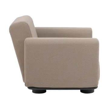 Bolster fauteuil - Antraciet-teddy beige - Brafab