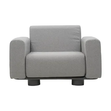 Bolster fauteuil - Antraciet-teddy grey - Brafab