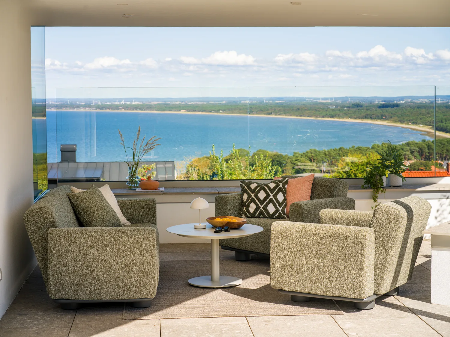 Bolster fauteuil, Antraciet-teddy verde Brafab