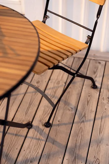 Brewer eetkamerstoel - Zwart-teak - Brafab