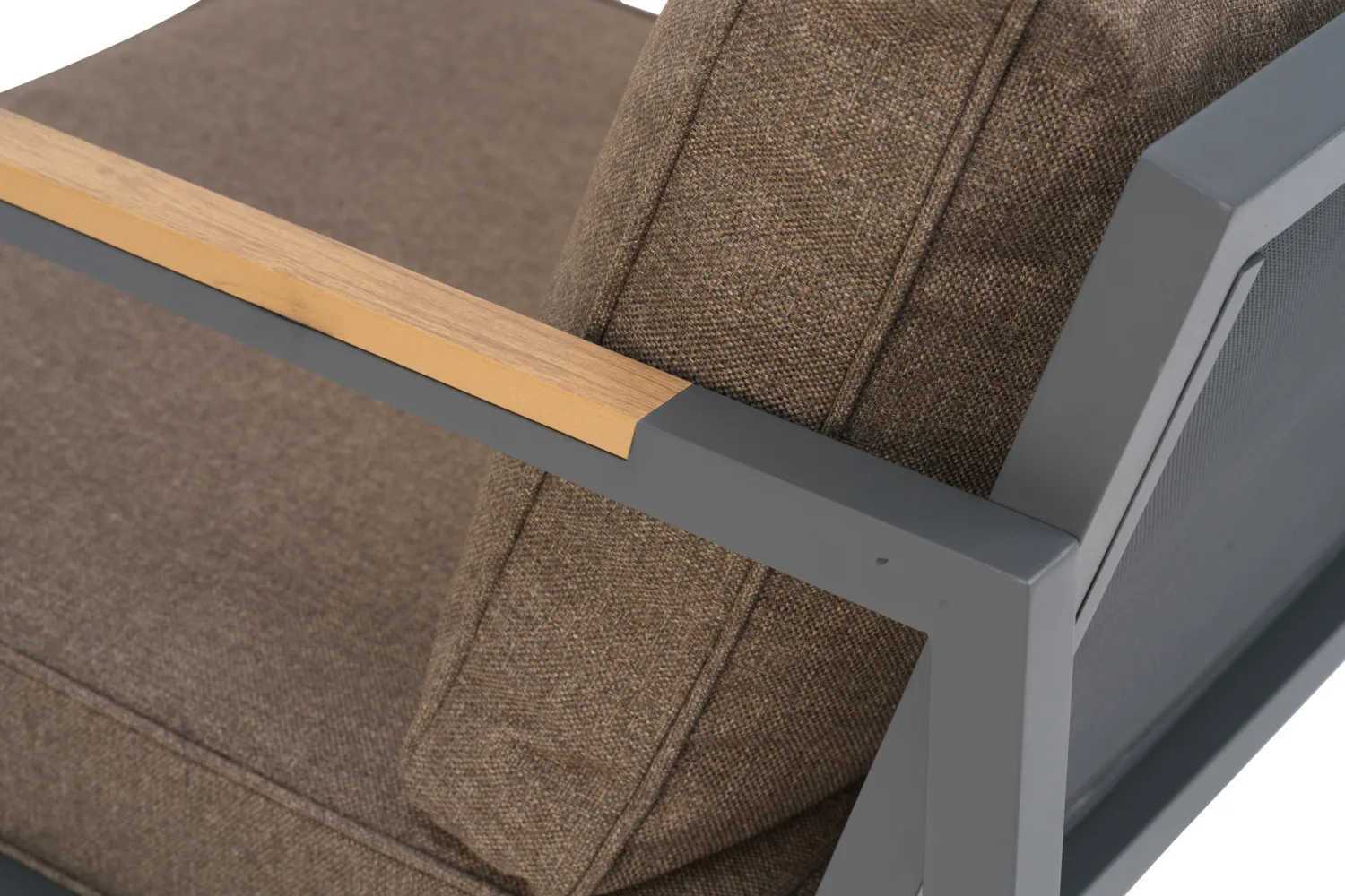 Cap bankstel, Antraciet-bruin, 6-zits Brafab