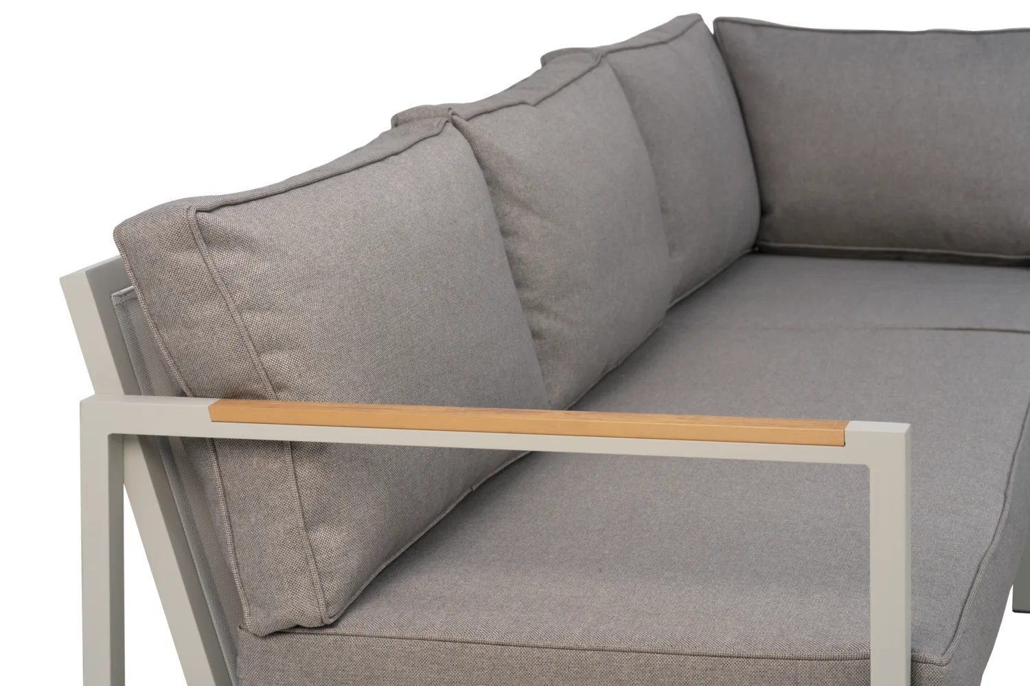 Cap bankstel, Light grey-grijs, 5-zits Brafab