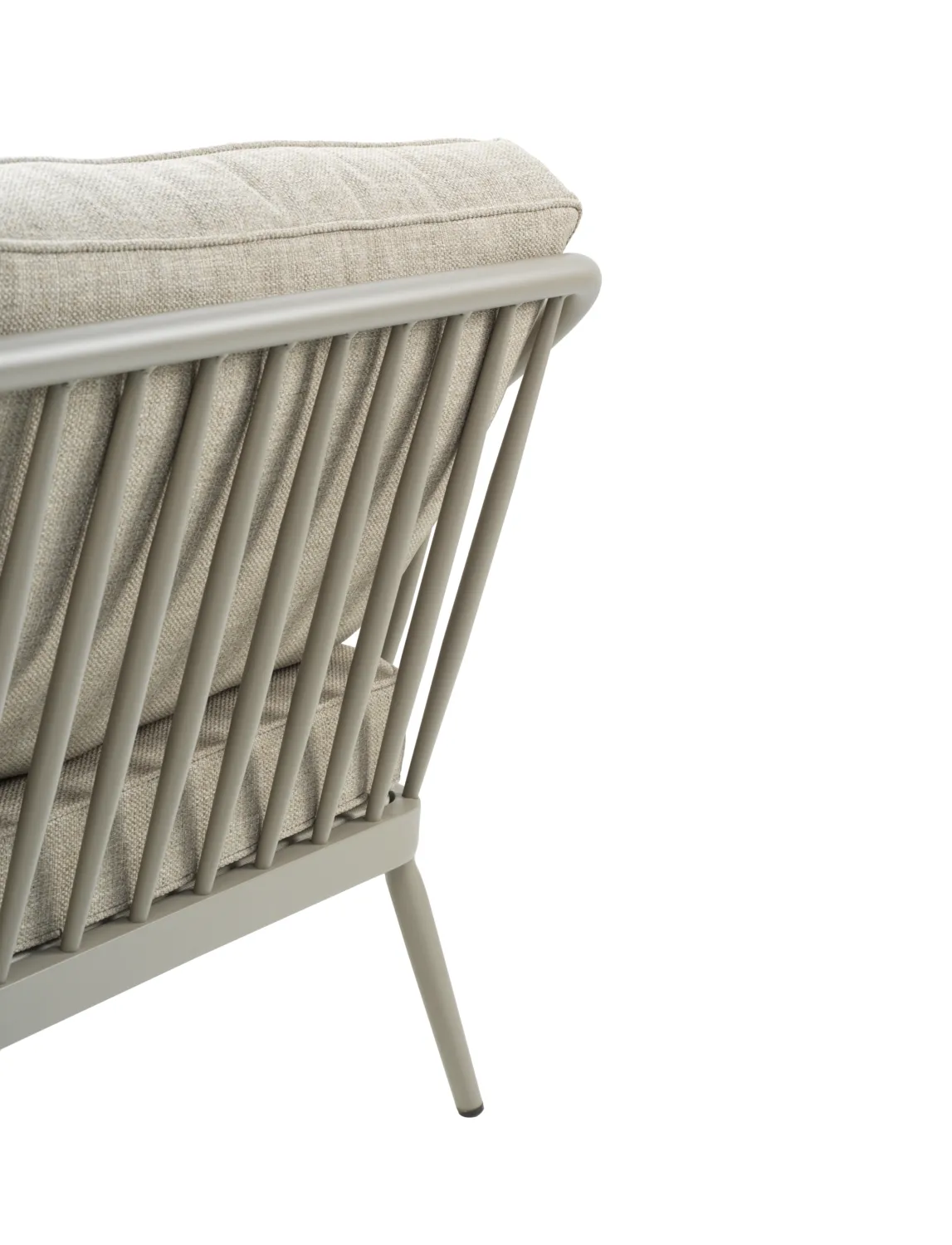 Coleville bank, Khaki-burlap beige, 3-zits Brafab