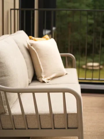 Coleville bank - Khaki-burlap beige, 3-zits - Brafab