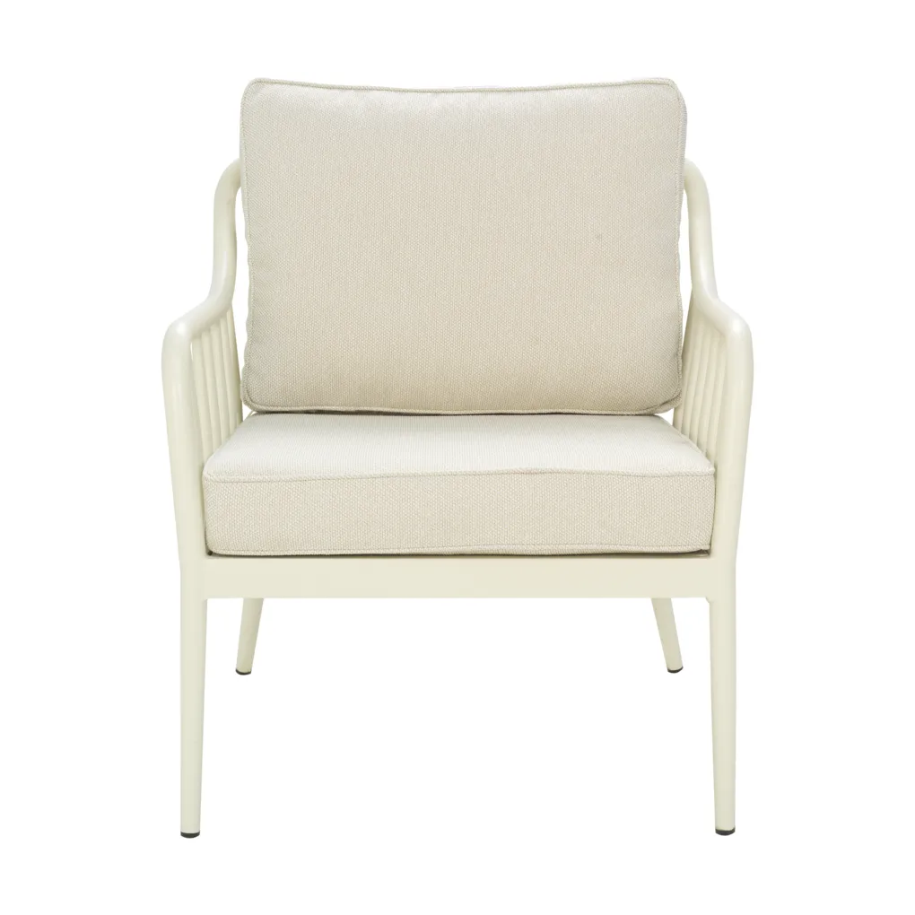 Coleville fauteuil, Pearl white-dot beige Brafab