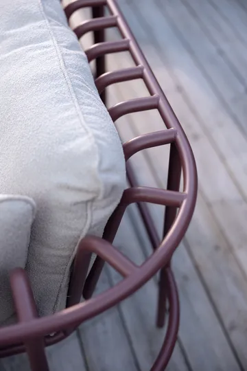 Collier bankmodule - Zin red-teddy beige, hoek - Brafab