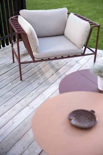 Collier fauteuil - Zin red-teddy beige - Brafab