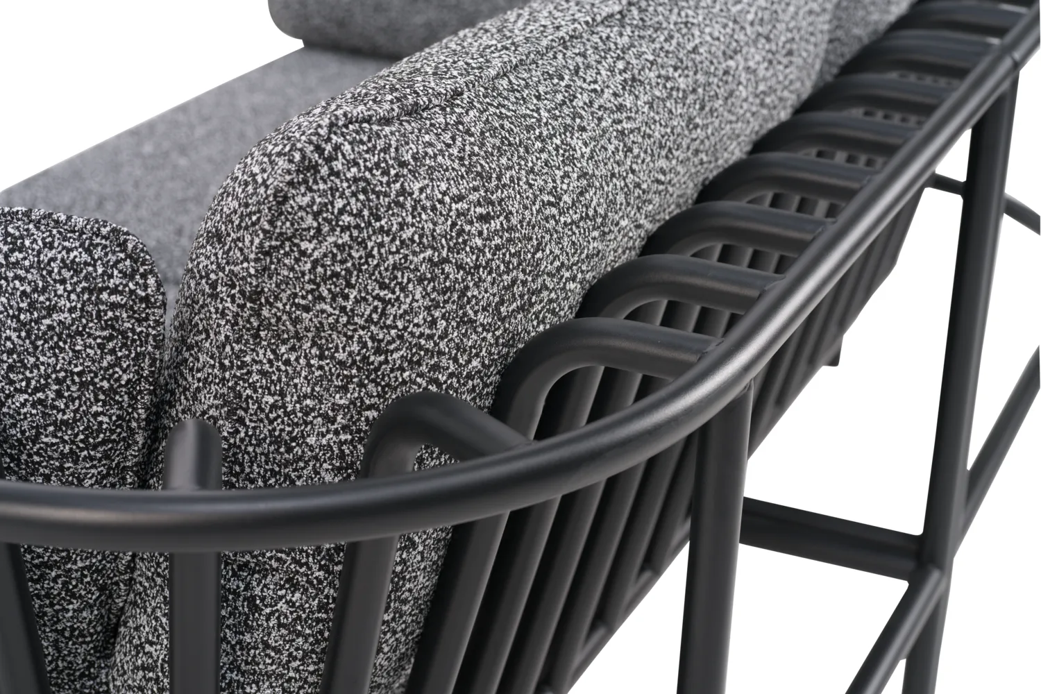 Collier fauteuil, Zwart-teddy ant Brafab