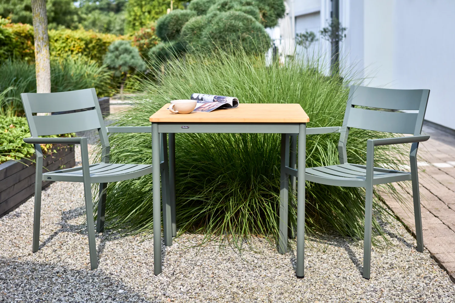 Delia armstoel, Nordic green Brafab