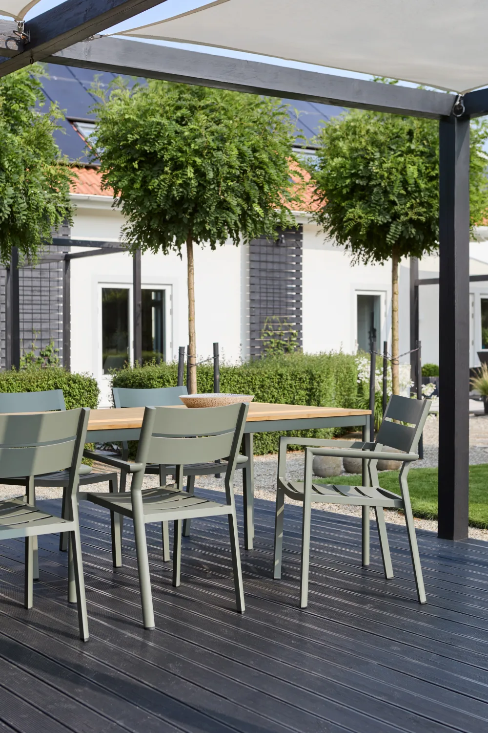 Delia armstoel, Nordic green Brafab