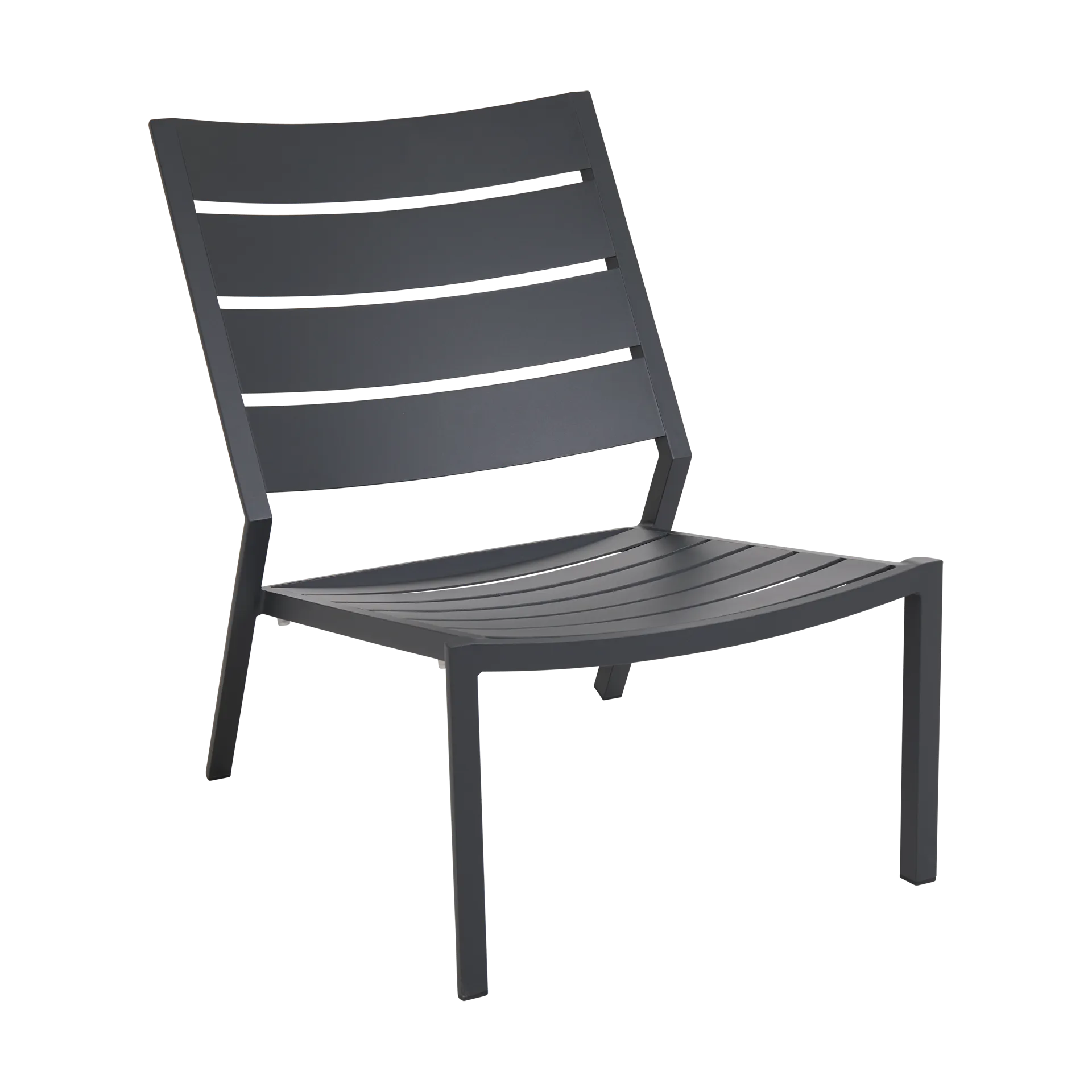 Delia loungestoel, Anthracite Brafab