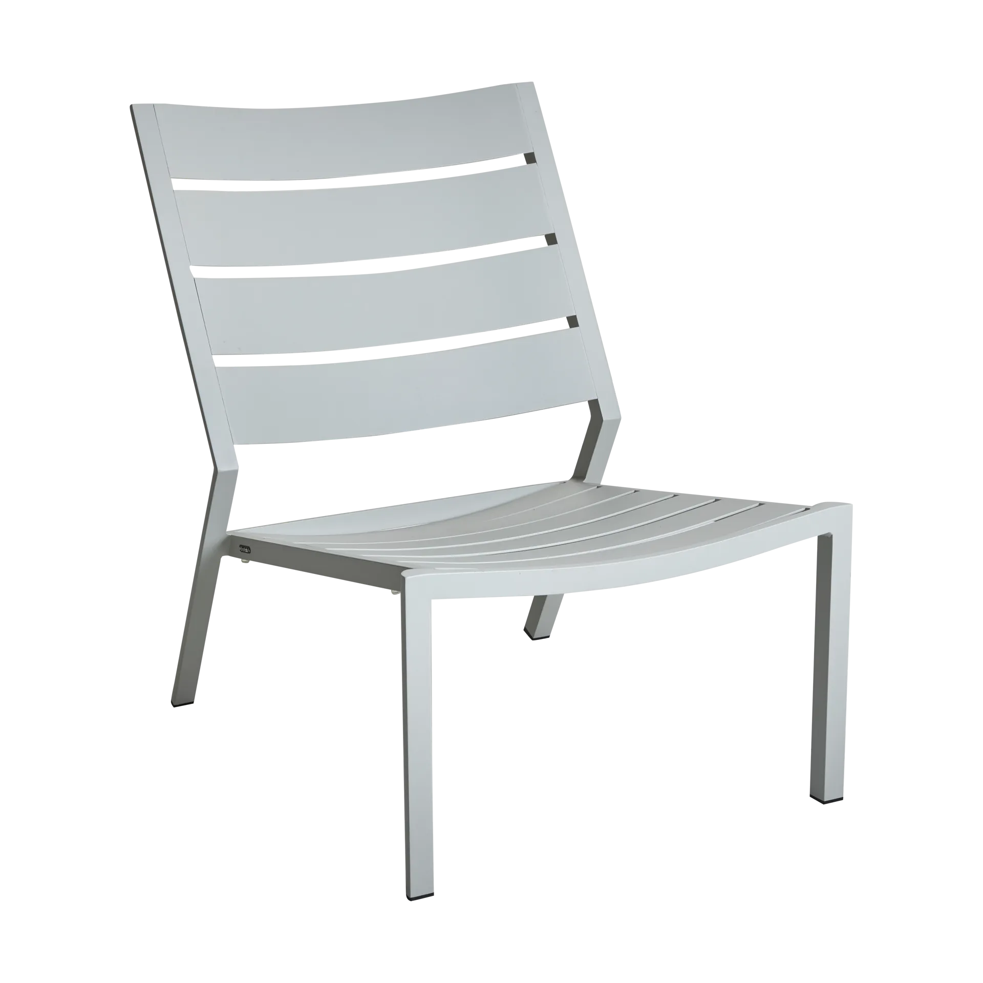 Delia loungestoel, Light grey Brafab