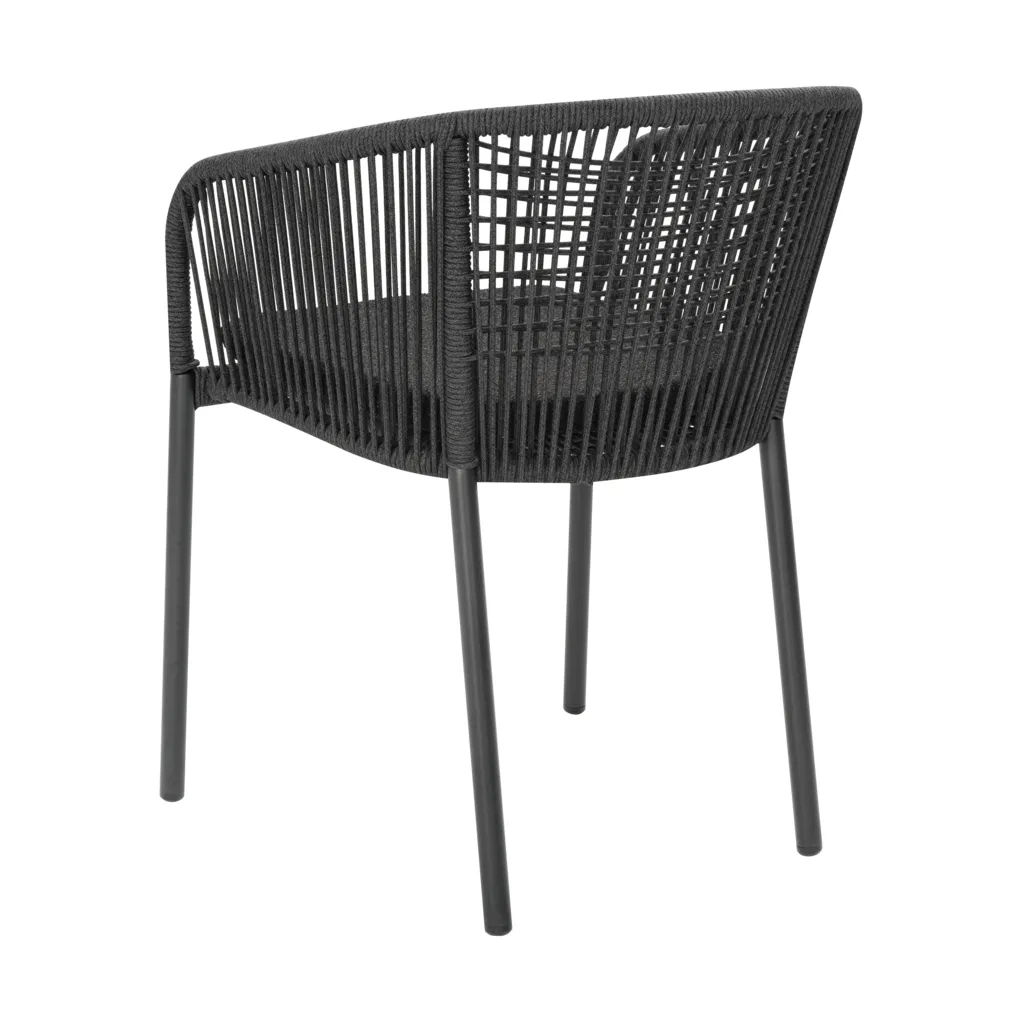 Delta armstoel, Antraciet Brafab