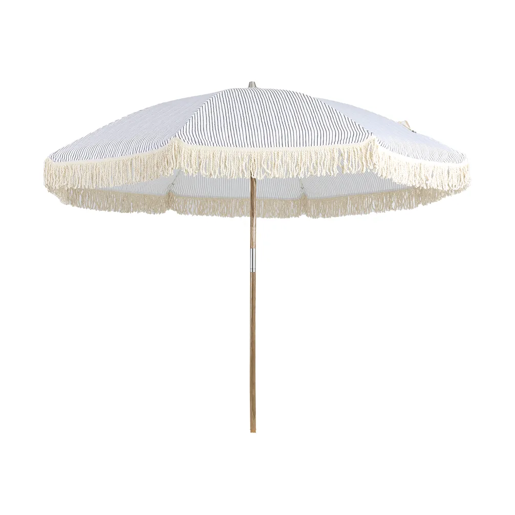 Gatsby parasol, Grey stripe, Ø256 cm Brafab