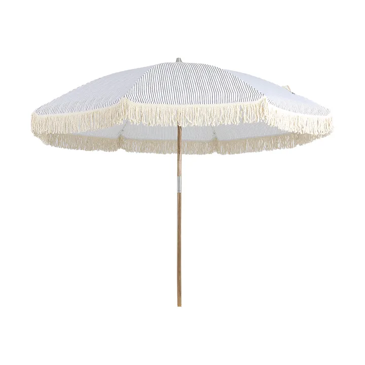 Gatsby parasol - Grey stripe, Ø256 cm - Brafab