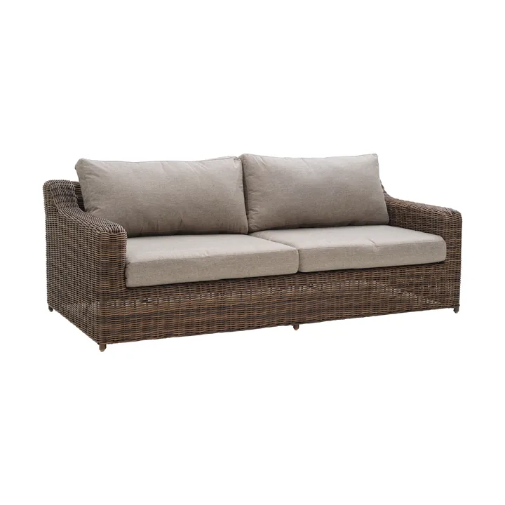 Glendon 2,5-zitsbank - Dark Brown-soft moose - Brafab