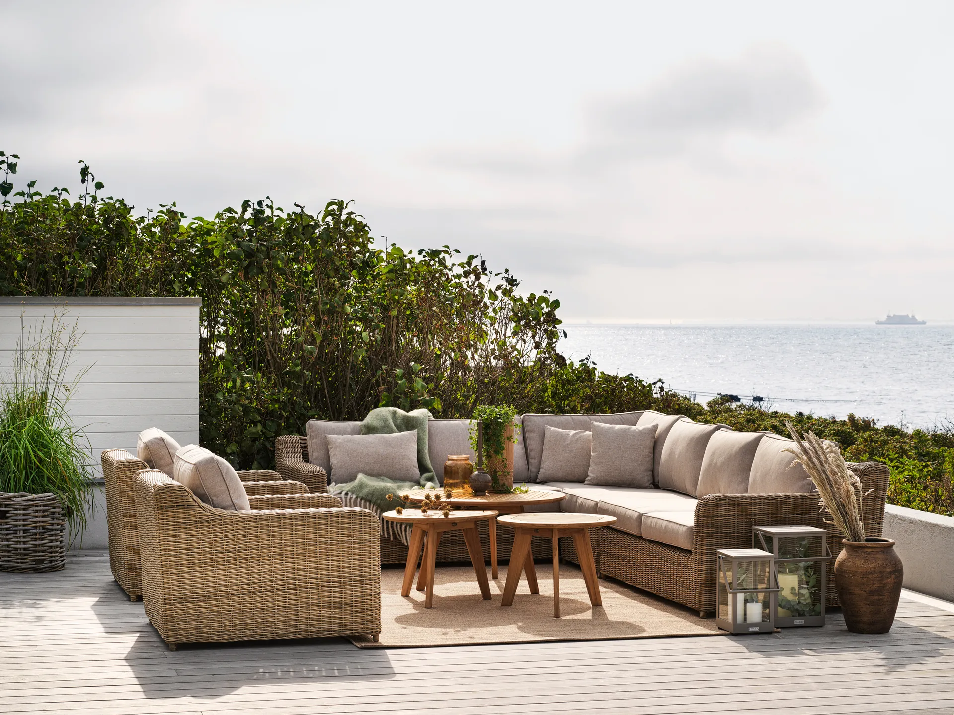 Glendon sofa-module, Dark Brown-soft moose Brafab