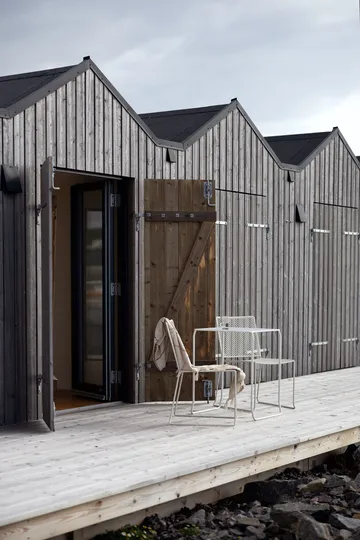 Haru cafétafel - Pearl white, 54x61 cm - Brafab