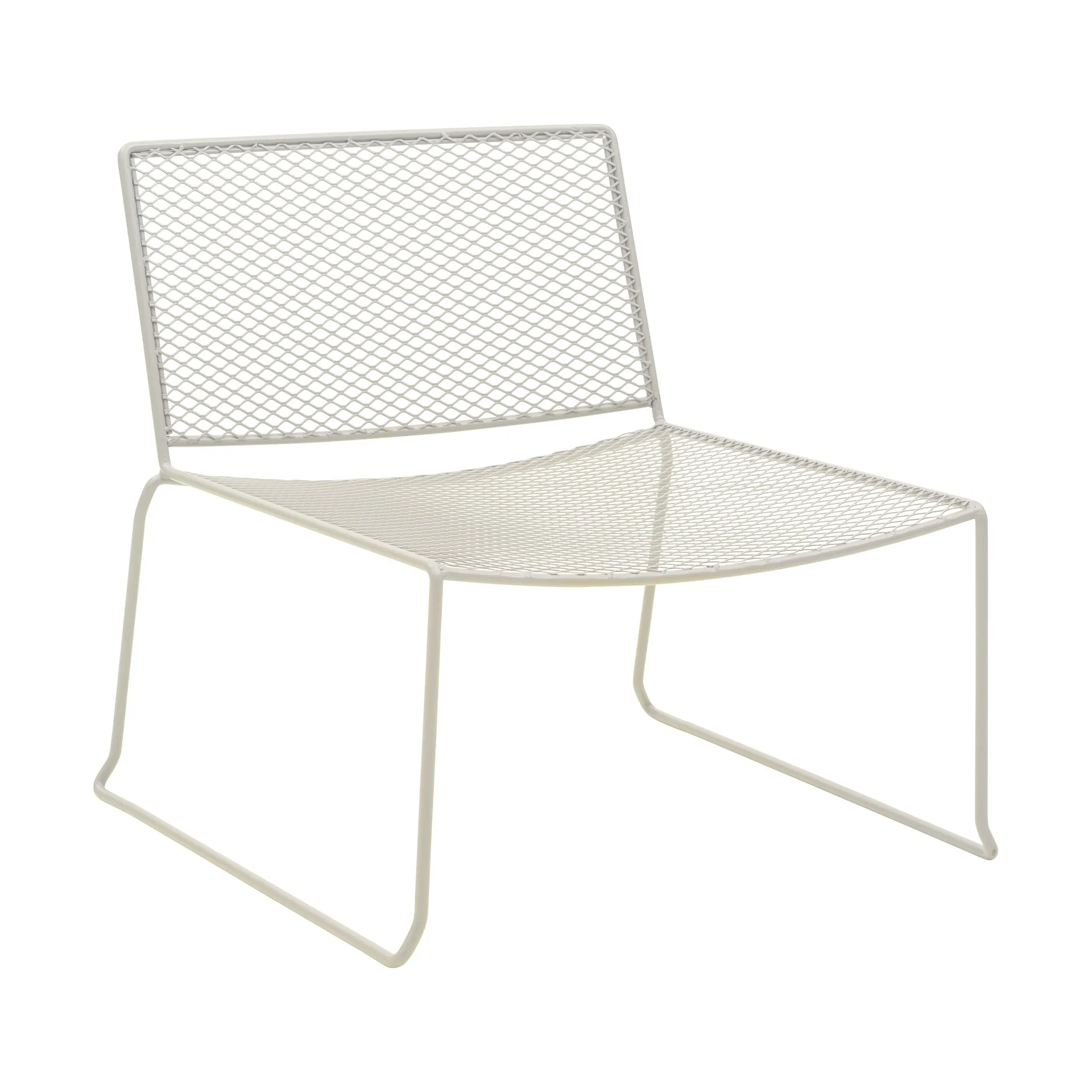 Haru loungestoel, Pearl white Brafab