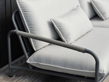 Lerberget 2,5-zits bank - Anthracite-essenhout - Brafab
