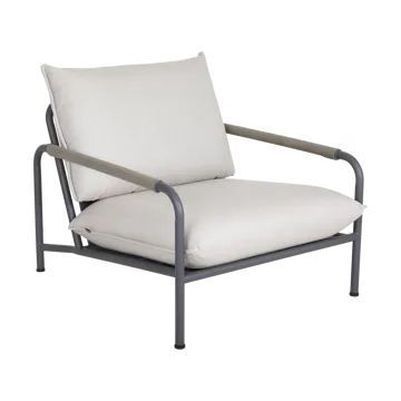 Lerberget loungestoel - Anthracite-essenhout - Brafab