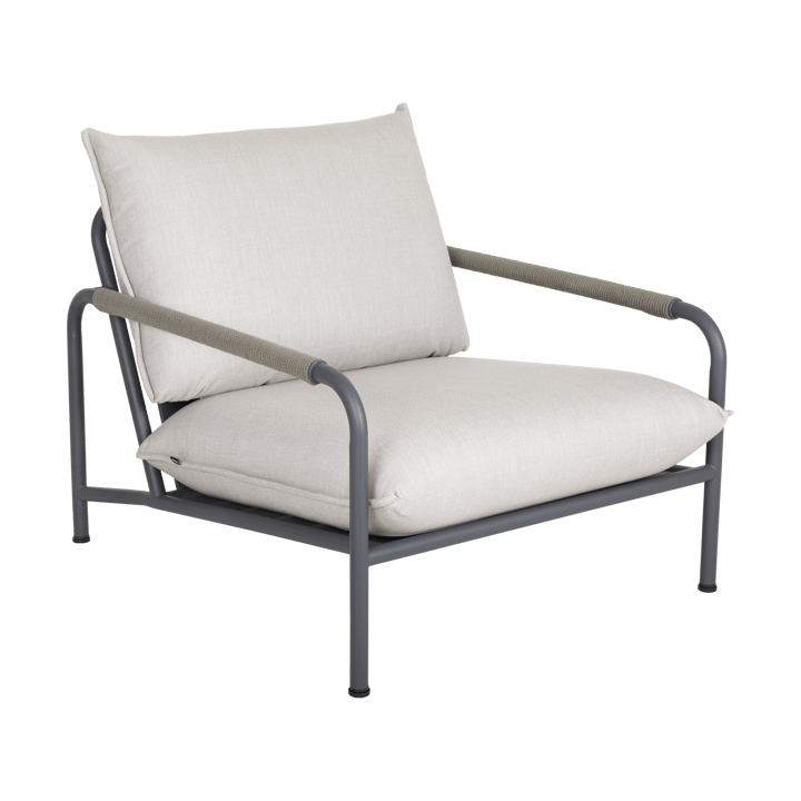 Lerberget loungestoel - Anthracite-essenhout - Brafab
