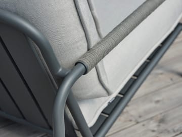 Lerberget loungestoel - Anthracite-essenhout - Brafab