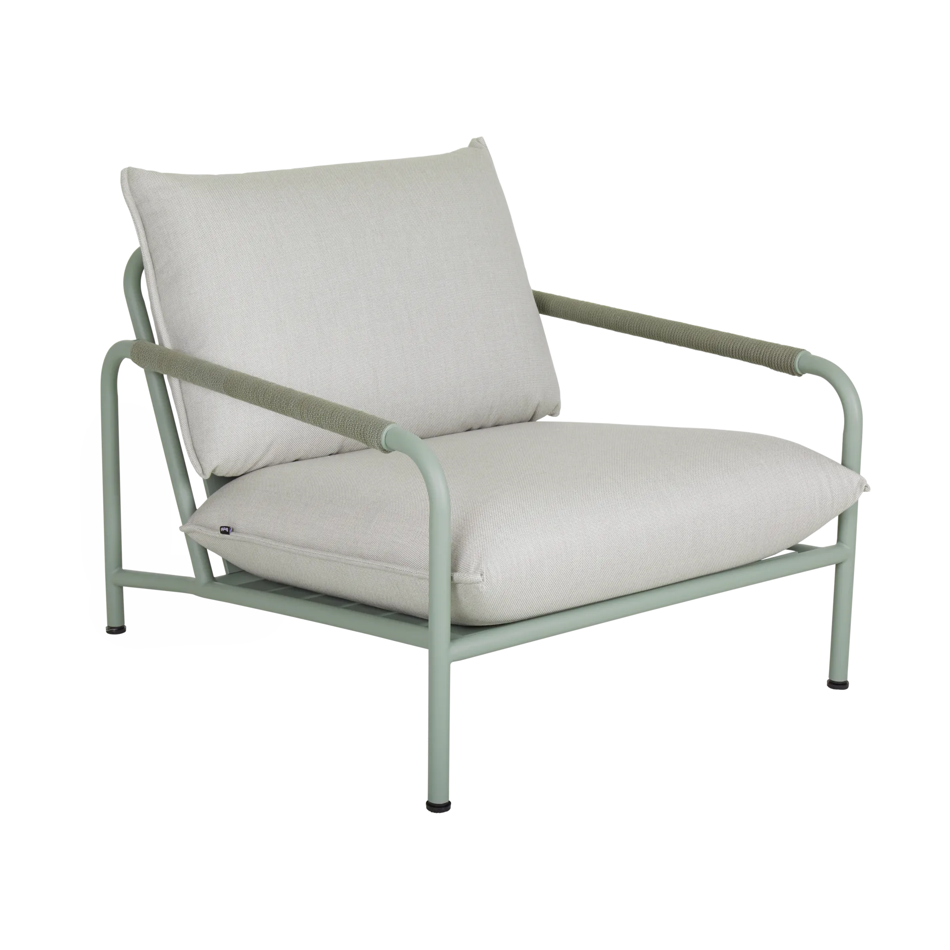 Lerberget loungestoel, Groen-essenhout Brafab