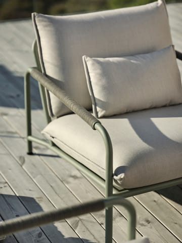 Lerberget loungestoel - Groen-essenhout - Brafab