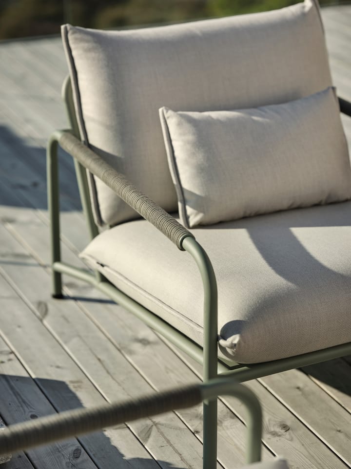 Lerberget loungestoel, Groen-essenhout Brafab