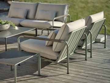 Lerberget loungestoel - Groen-essenhout - Brafab