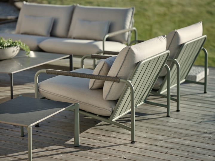 Lerberget loungestoel, Groen-essenhout Brafab