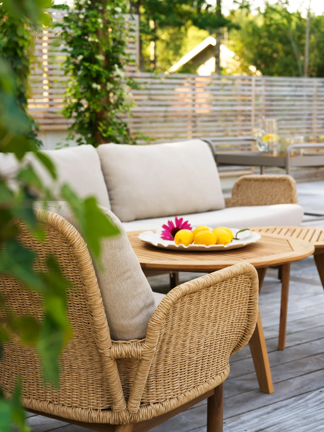 Lily fauteuil, Twist stro-pluche wheat Brafab