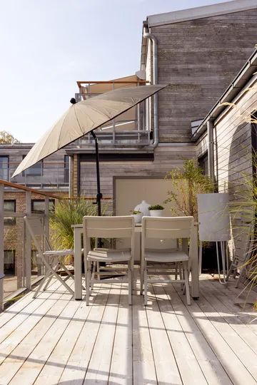 Lomma eettafel - Light grey, 132x80x73 cm - Brafab