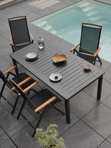 Lomma uitschuifbare eettafel - Anthracite XL 260-380 cm - Brafab
