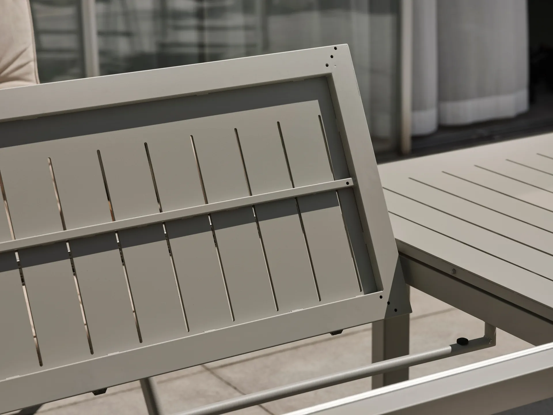 Lomma uitschuifbare eettafel, Khaki 194-312 cm Brafab