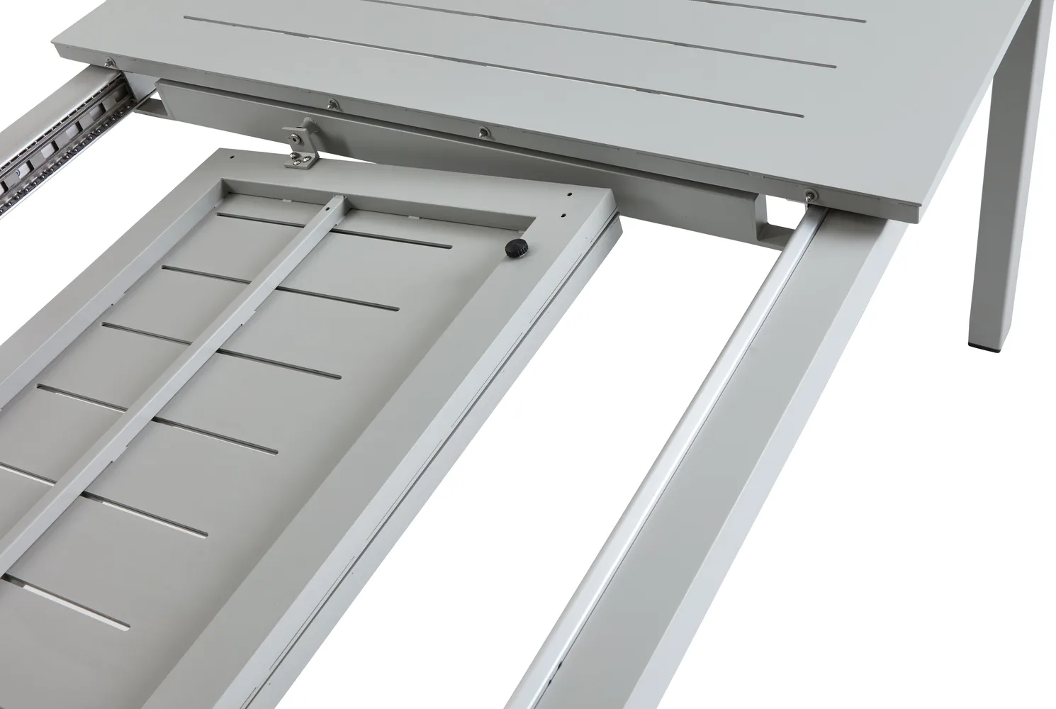 Lomma uitschuifbare eettafel, Light grey XL 260-380 cm Brafab