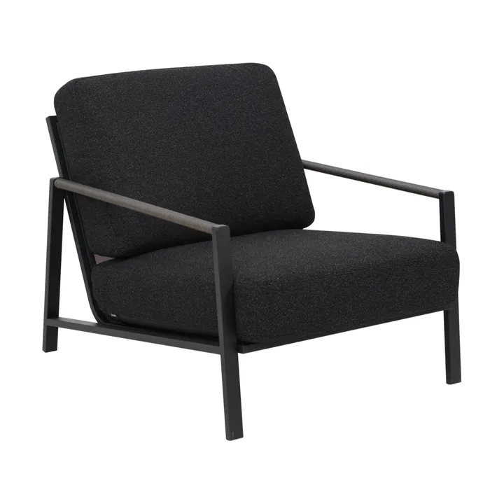 Lyra fauteuil - Zwart-teddy black - Brafab