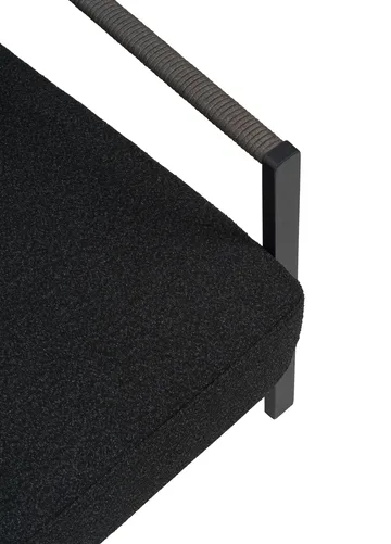 Lyra fauteuil - Zwart-teddy black - Brafab