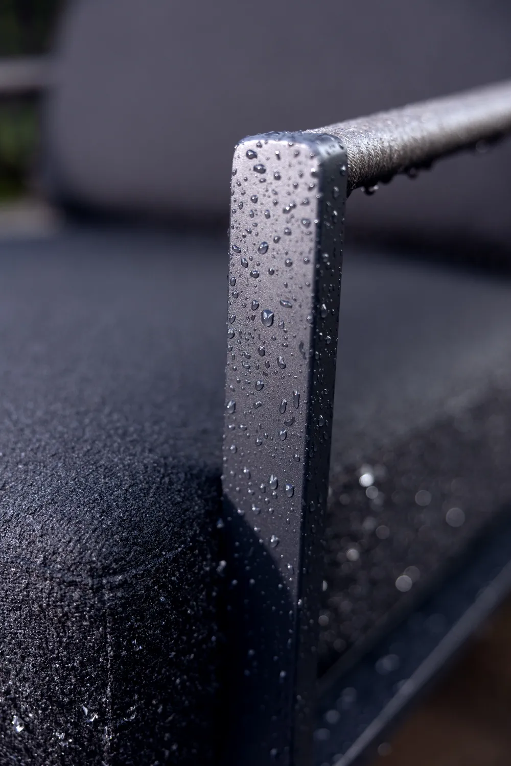 Lyra fauteuil, Zwart-teddy black Brafab