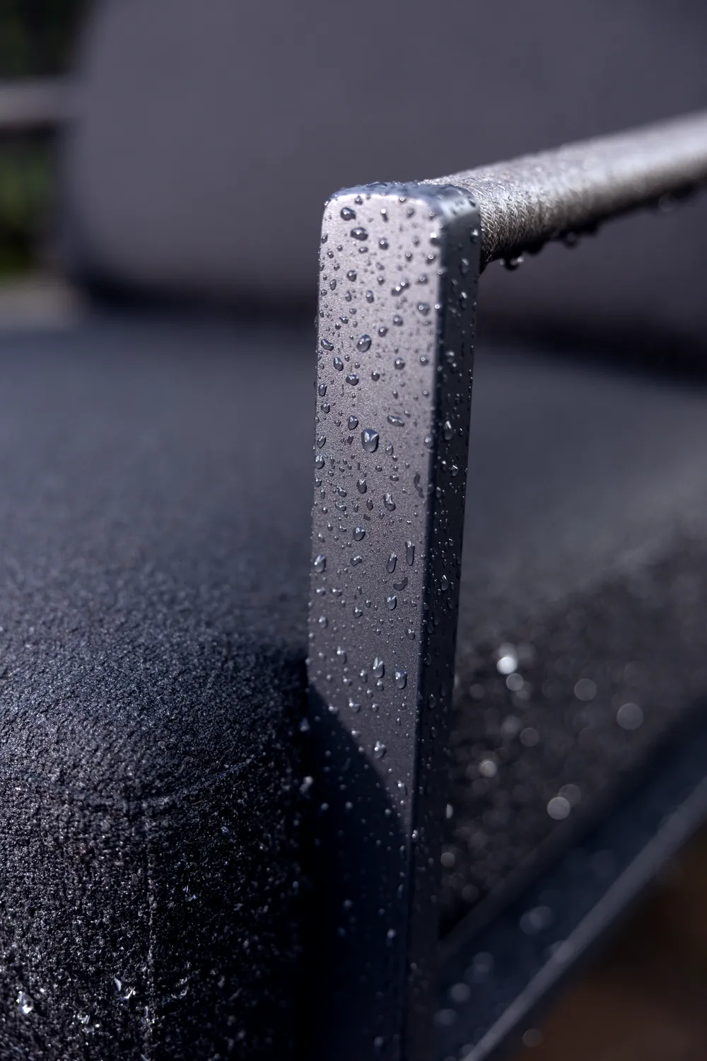 Lyra fauteuil, Zwart-teddy black Brafab