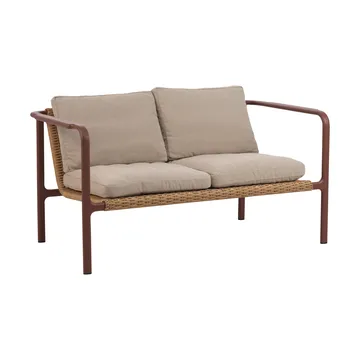 Motty bank - Zin red-teddy beige, 2-zits - Brafab